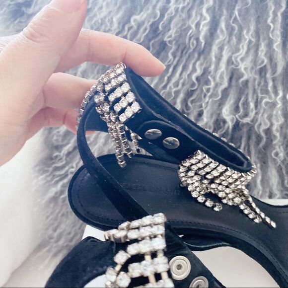 Isabel Marant Atura Sandals leather black EU38 - Picture 11 of 15